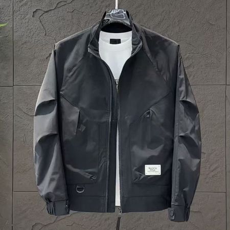 Men's Fashion Stand Collar Work Jacket